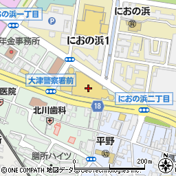 ちゃんぽん亭 Oh！Me大津テラス店周辺の地図