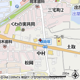 京都府亀岡市篠町浄法寺中村周辺の地図