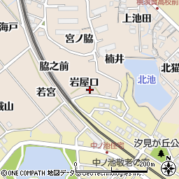 愛知県東海市高横須賀町岩屋口周辺の地図