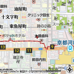 京都府京都市中京区大日町416周辺の地図