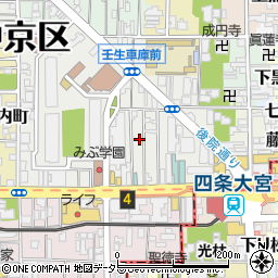 萩原産業京都支店周辺の地図