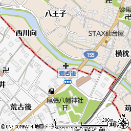 愛知県東海市養父町（東川向）周辺の地図