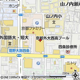モンサック京都店周辺の地図