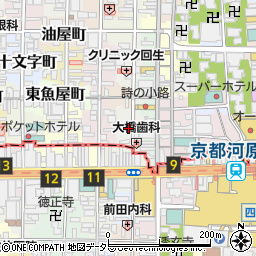 京都府京都市中京区大日町412周辺の地図