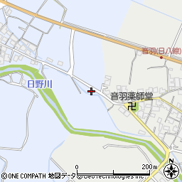 滋賀県蒲生郡日野町仁本木396周辺の地図
