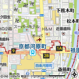 エメフィール京都河原町ＯＰＡ店周辺の地図