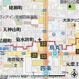 住友林業株式会社　京都支店周辺の地図