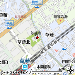 静岡県静岡市清水区草薙北3-11周辺の地図