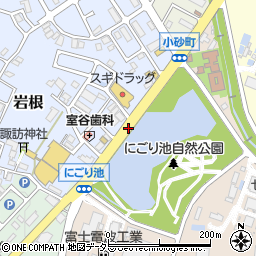 にごり池周辺の地図