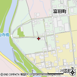 兵庫県西脇市富田町156周辺の地図