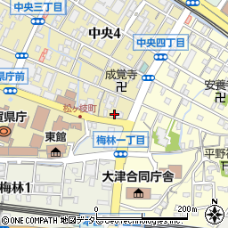 ブーブーパーク滋賀県庁前駐車場周辺の地図