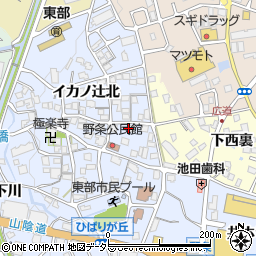 京都府亀岡市篠町野条イカノ辻北7周辺の地図