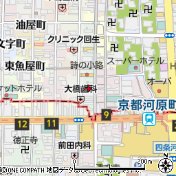 キムラすき焼店周辺の地図