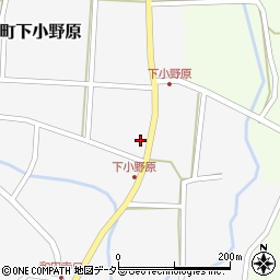 兵庫県丹波篠山市今田町下小野原498周辺の地図