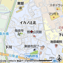 京都府亀岡市篠町野条イカノ辻北61-2周辺の地図