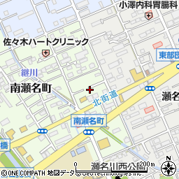 静岡県静岡市葵区南瀬名町24周辺の地図