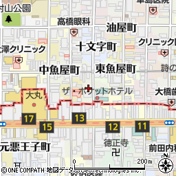 クオーレ京都周辺の地図