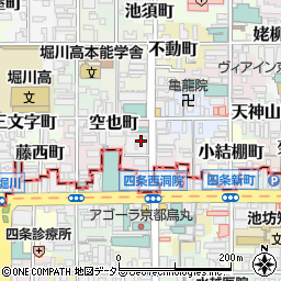 京都府京都市中京区蟷螂山町周辺の地図