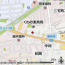 京都府亀岡市篠町浄法寺松岡周辺の地図