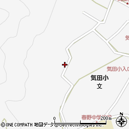 静岡県浜松市天竜区春野町気田719周辺の地図