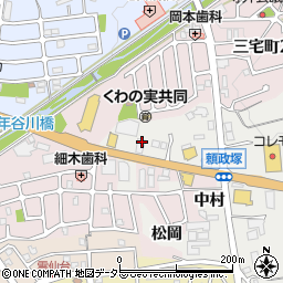 京都府亀岡市篠町浄法寺（松岡）周辺の地図