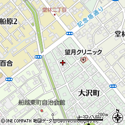 静岡県静岡市清水区大沢町14周辺の地図