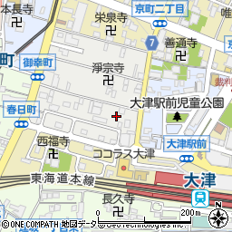 滋賀県大津市御幸町1-47周辺の地図