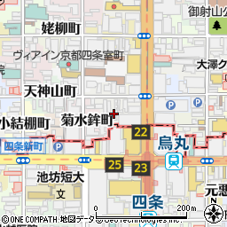 京都舞踊アカデミー周辺の地図