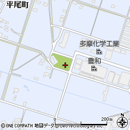 平尾町栄西公園周辺の地図