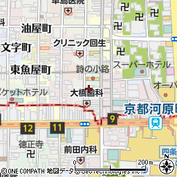 京都府京都市中京区大日町413周辺の地図