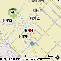 三重県四日市市羽津丁1441周辺の地図