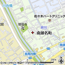 静岡県静岡市葵区南瀬名町6-15周辺の地図