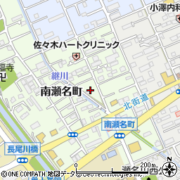 静岡県静岡市葵区南瀬名町周辺の地図