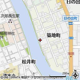静岡県静岡市清水区築地町3周辺の地図