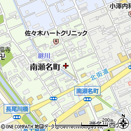 静岡県静岡市葵区南瀬名町周辺の地図