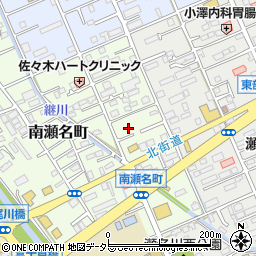 静岡県静岡市葵区南瀬名町24-10周辺の地図