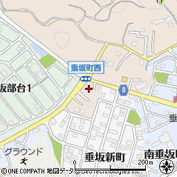 三重県四日市市垂坂町1042周辺の地図