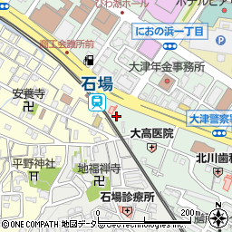 滋賀県大津市打出浜4-9周辺の地図
