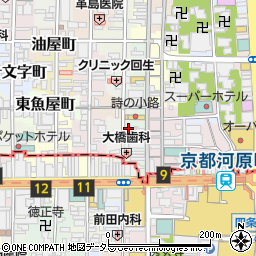 京都府京都市中京区大日町410周辺の地図