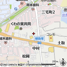 京都府亀岡市篠町浄法寺中村20周辺の地図