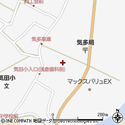 静岡県浜松市天竜区春野町気田502-2周辺の地図