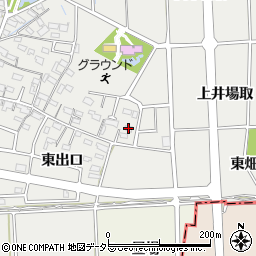 愛知県知立市八橋町上井場取周辺の地図