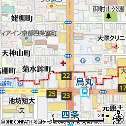 株式会社きくや美粧堂京都支店周辺の地図