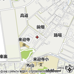 愛知県知立市八橋町前畑171周辺の地図