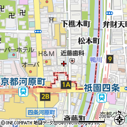 スタンド クイクイQUIQUI 京都 木屋町周辺の地図