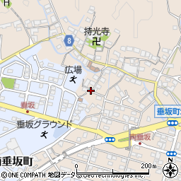 三重県四日市市垂坂町703周辺の地図