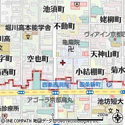 京都府京都市中京区西錦小路町246周辺の地図