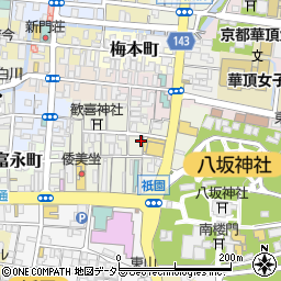 祇園東ビル周辺の地図
