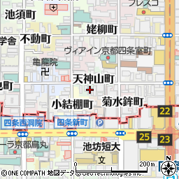 京都府京都市中京区天神山町279周辺の地図
