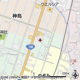 静岡県伊豆の国市神島42周辺の地図